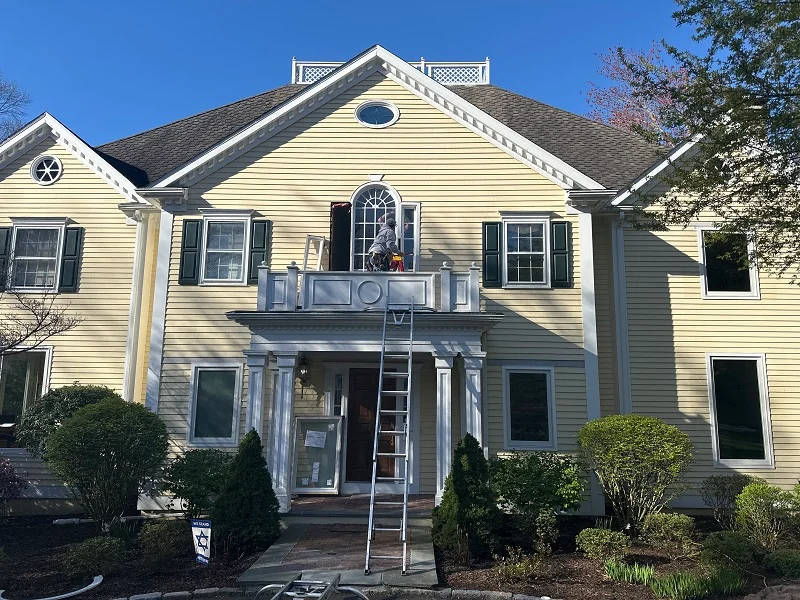 Arch window replacement in New Canaan, CT